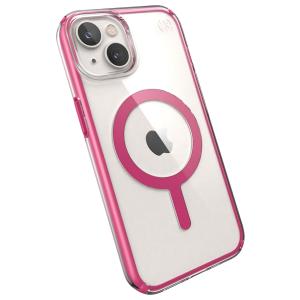 Speck Presidio Perfect Clear Geo + MS Apple iPhone 16e/14/13 Clear/Digital Pink