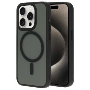 Mobiparts Hardcover Apple iPhone 15 Pro Satin Black (Magsafe Compatible)