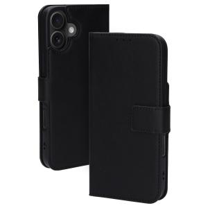 Mobiparts Classic Wallet Case Apple iPhone 16 Plus Black (MagSafe Compatible)