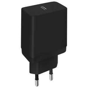 Mobiparts Wall Charger USB-C 20w Black (with PD)